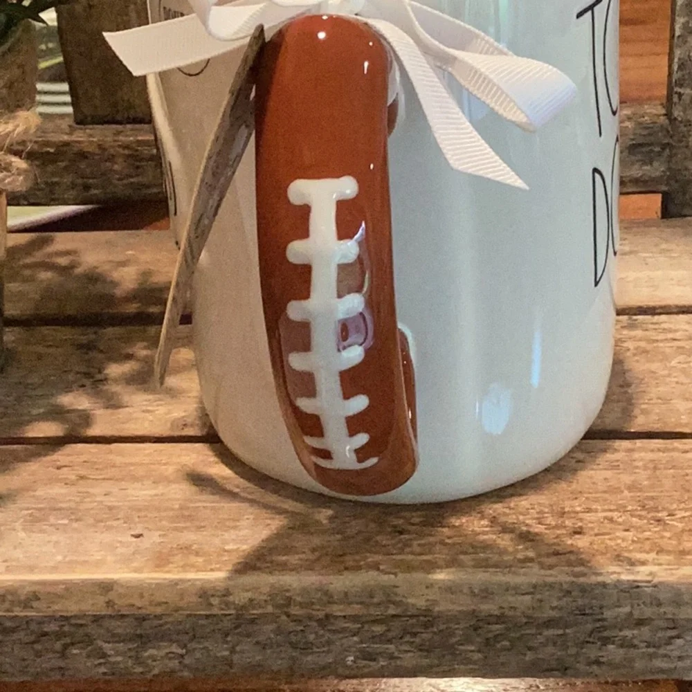 Rae Dunn x Peanuts Football Mug